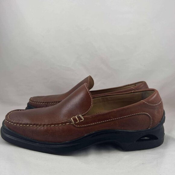 Cole Haan N Air Men's Loafers Size 9 Brown Leather Air Santa Barbara - Picture 4 of 4